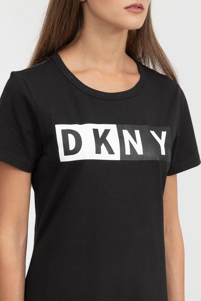  DKNY Two Tone Logo Kadın Elbise
