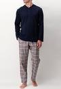  Perofil Warm Cotton &Flanell Button Down Pajamas Erkek Pijama Takımı