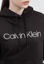  Calvin Klein Core Logo Ls Hoodie Kadın Kapüşonlu Sweatshirt