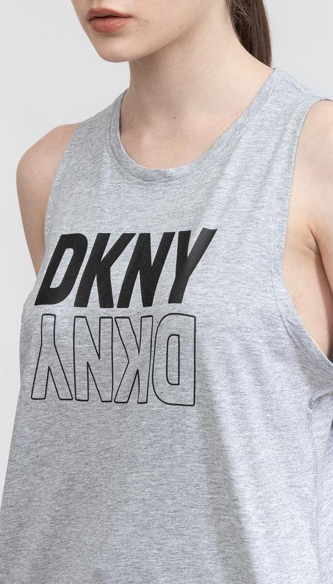  DKNY Reflect Logo Kadın Kolsuz T-Shirt
