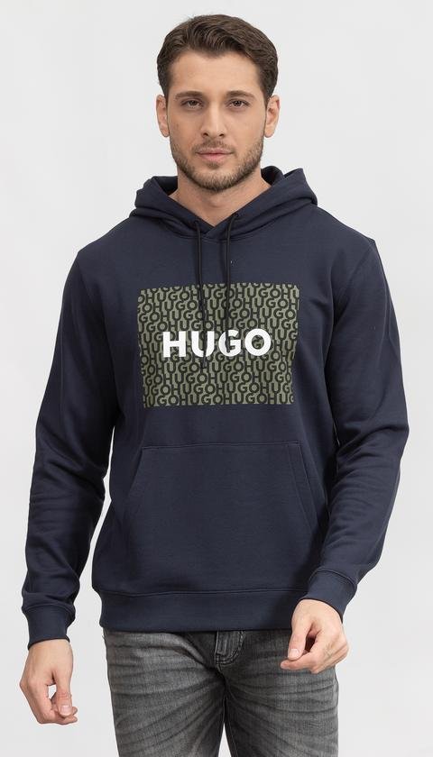  Hugo Dreeman Erkek Kapüşonlu Sweatshirt