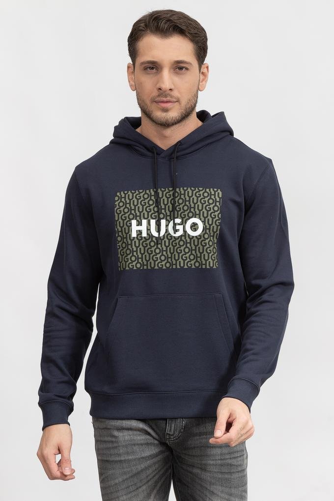  Hugo Dreeman Erkek Kapüşonlu Sweatshirt