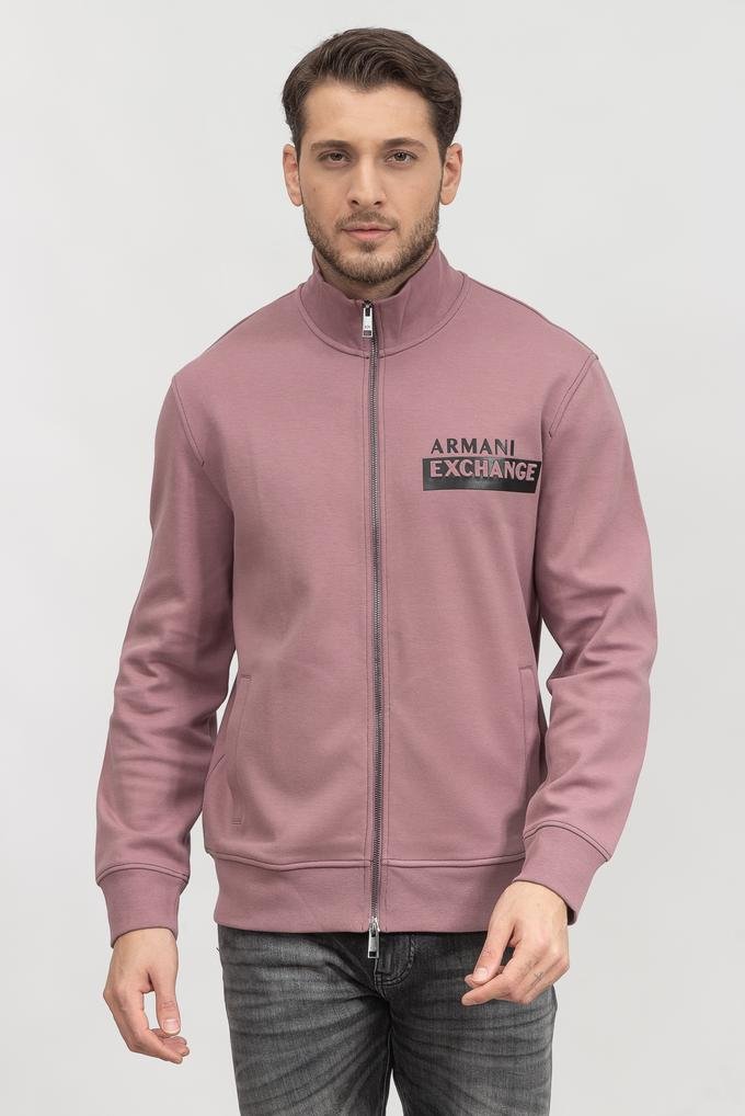  Armani Exchange Erkek Fermuarlı Sweatshirt