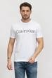 Calvin Klein Cotton Front Logo Erkek Bisiklet Yaka T-Shirt