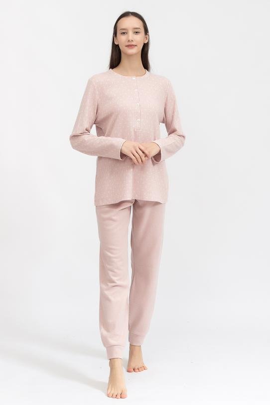 Linclalor Buttoned Kadın Pijama Takımı