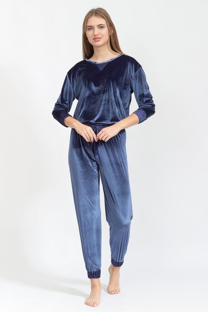  Rosaleen Kadife Kadın Pijama Takımı
