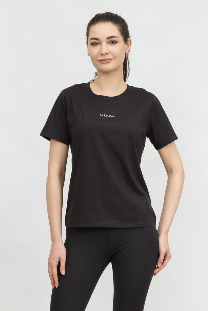  Calvin Klein Micro Logo Kadın Bisiklet Yaka T-Shirt