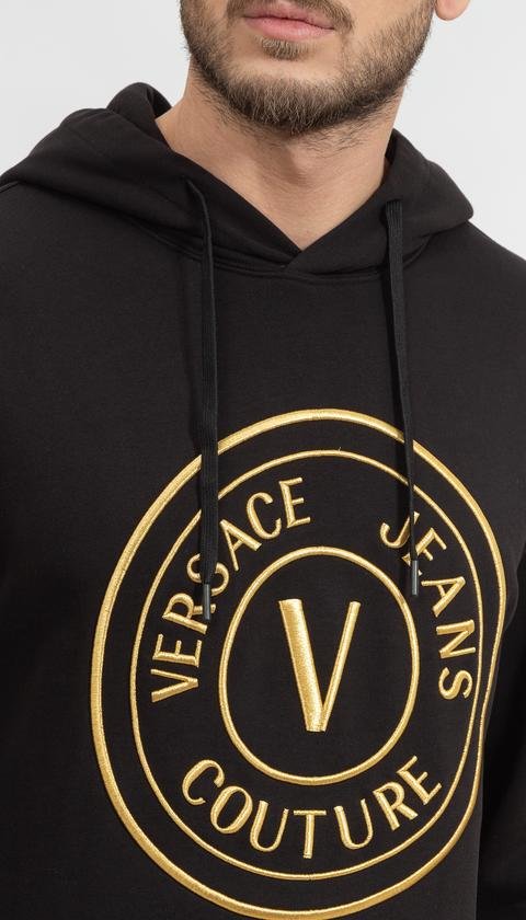  Versace Jeans Couture Erkek Kapüşonlu Sweatshirt