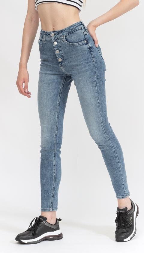  Calvin Klein High Rise Straight Kadın Jean Pantolon