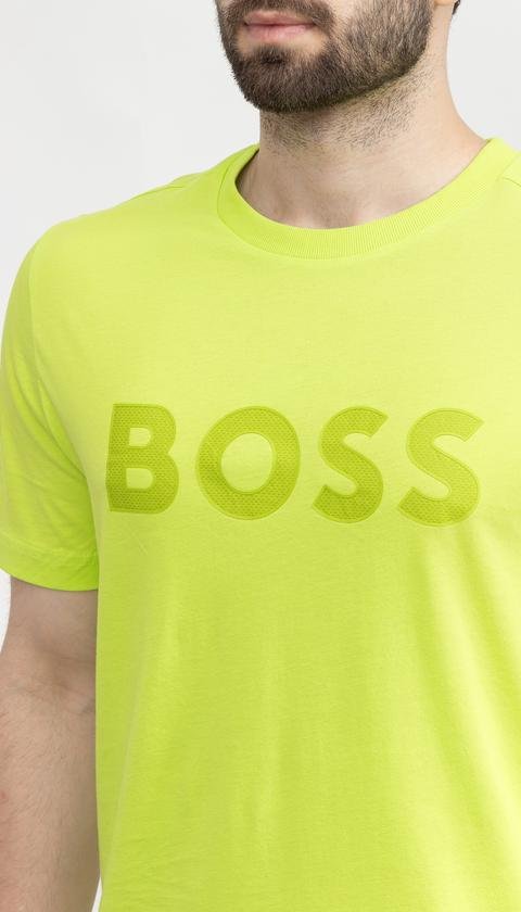  Boss Tee Erkek Bisiklet Yaka T-Shirt