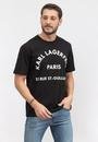  Karl Lagerfeld Athleisure Erkek Bisiklet Yaka T-Shirt
