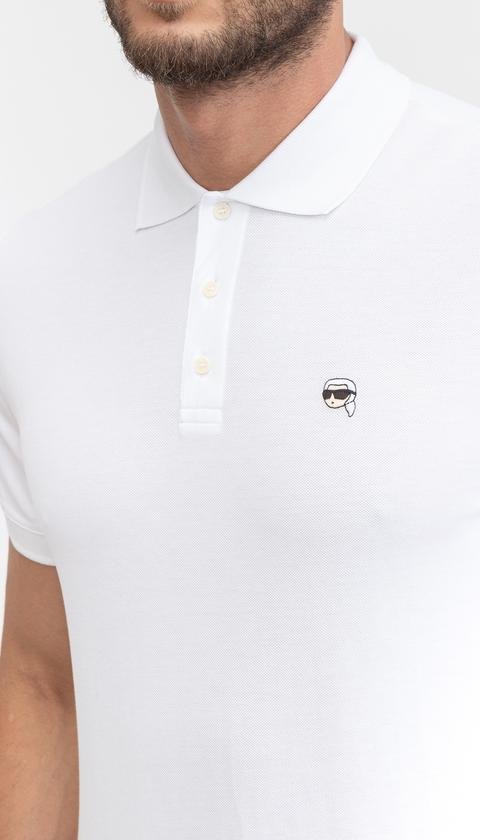  Karl Lagerfeld Ikonik Erkek Polo Yaka T-Shirt