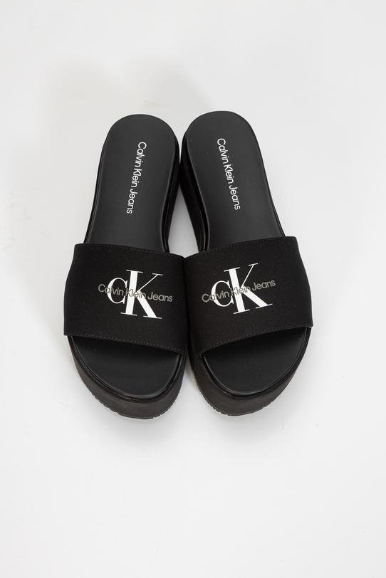  Calvin Klein Flatform Sandal Monogram Kadın Sandalet