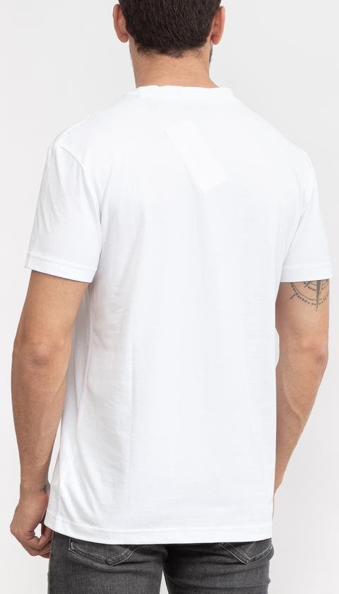  Calvin Klein Varsity Curve Logo Erkek Bisiklet Yaka T-Shirt