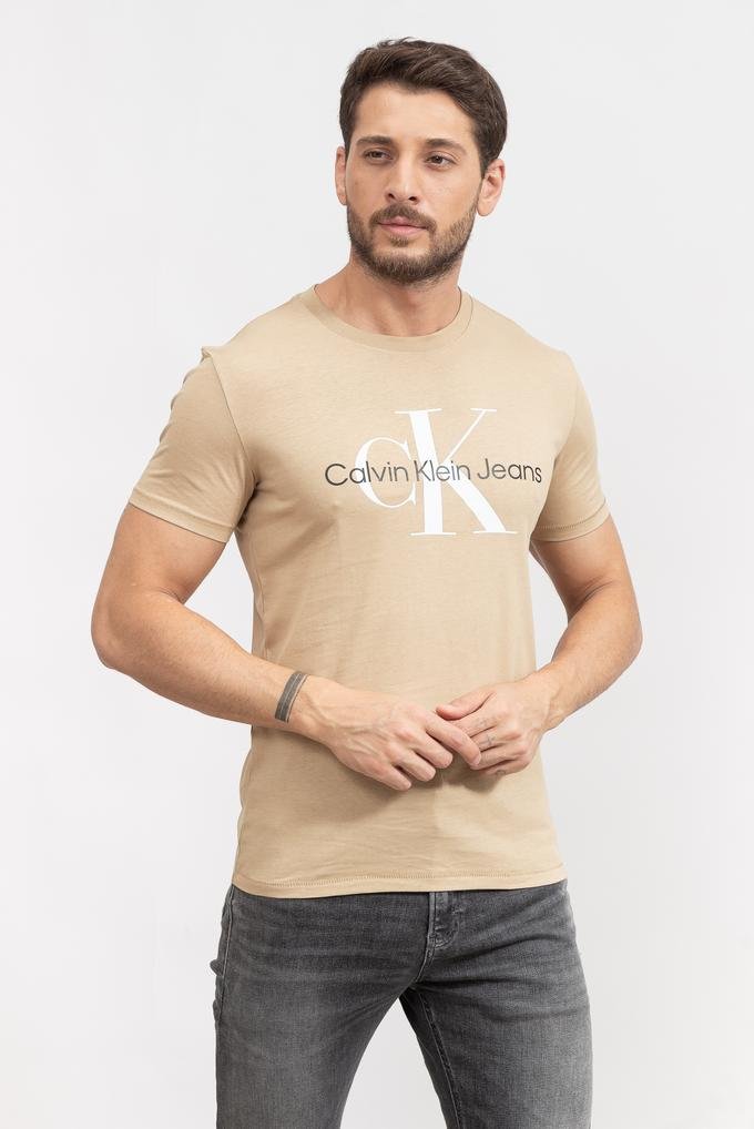  Calvin Klein Seasonal Monologo Erkek Bisiklet Yaka T-Shirt