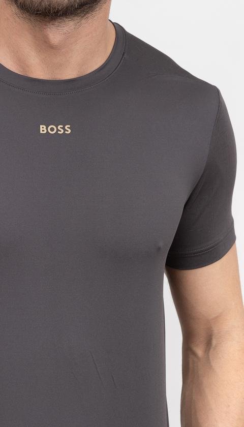  Boss Active Erkek Bisiklet Yaka T-Shirt