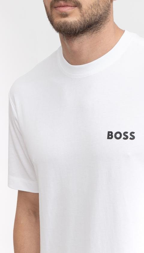  Boss Tessin Erkek Bisiklet Yaka T-Shirt