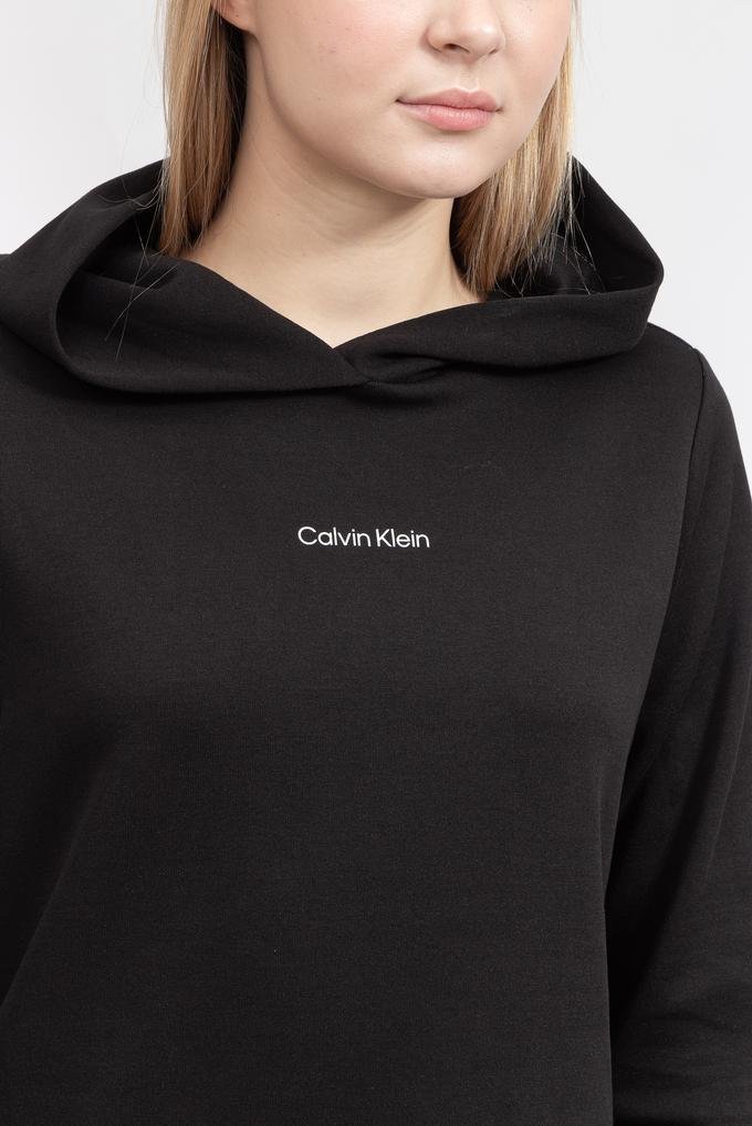  Calvin Klein Micro Logo Ess Hoodie Kadın Kapüşonlu Sweatshirt