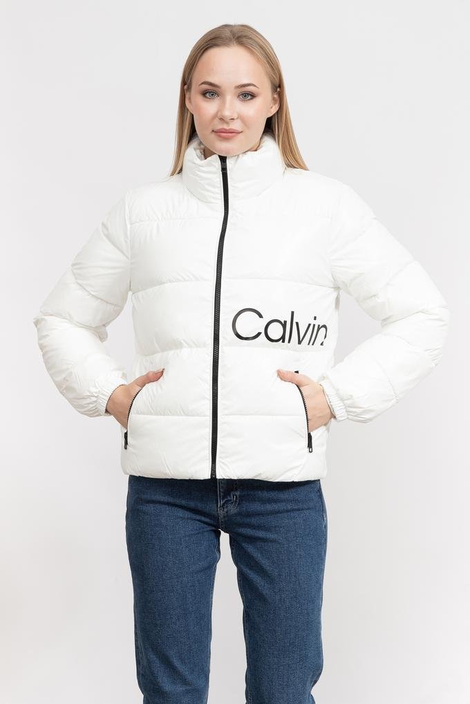  Calvin Klein Shiny Short Fitted Kadın Mont