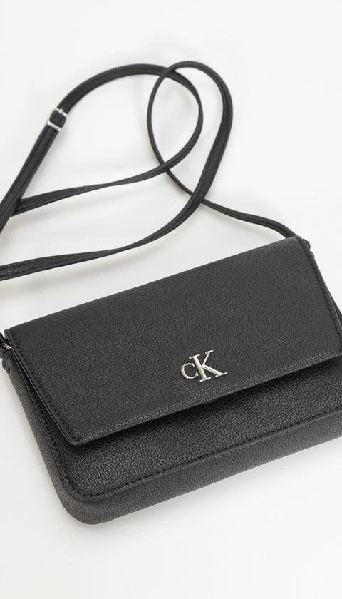  Calvin Klein Minimal Monogram Wallet W/Strap Kadın Cüzdan