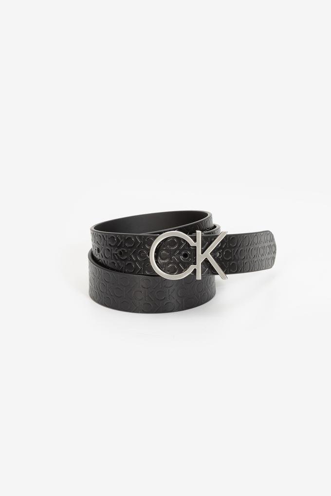  Calvin Klein Re-Lock Ck Logo Belt 30Mm Emb Mn Kadın Kemer