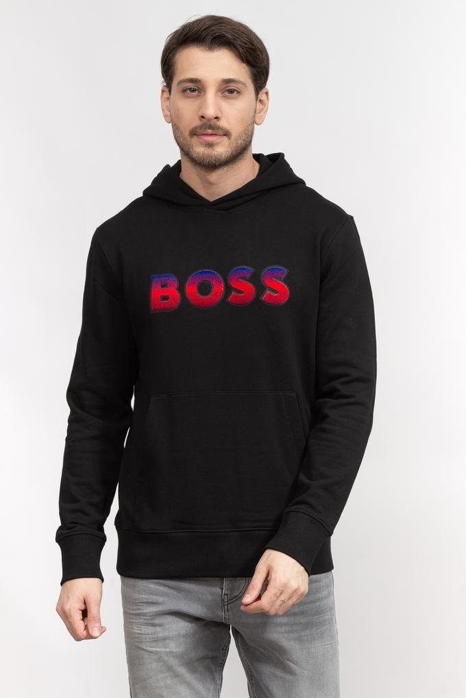  Boss Seeger Erkek Kapüşonlu Sweatshirt