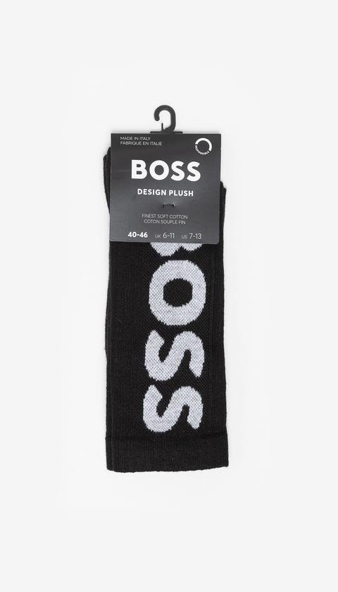  Boss Rib Logo Erkek Tekli Çorap