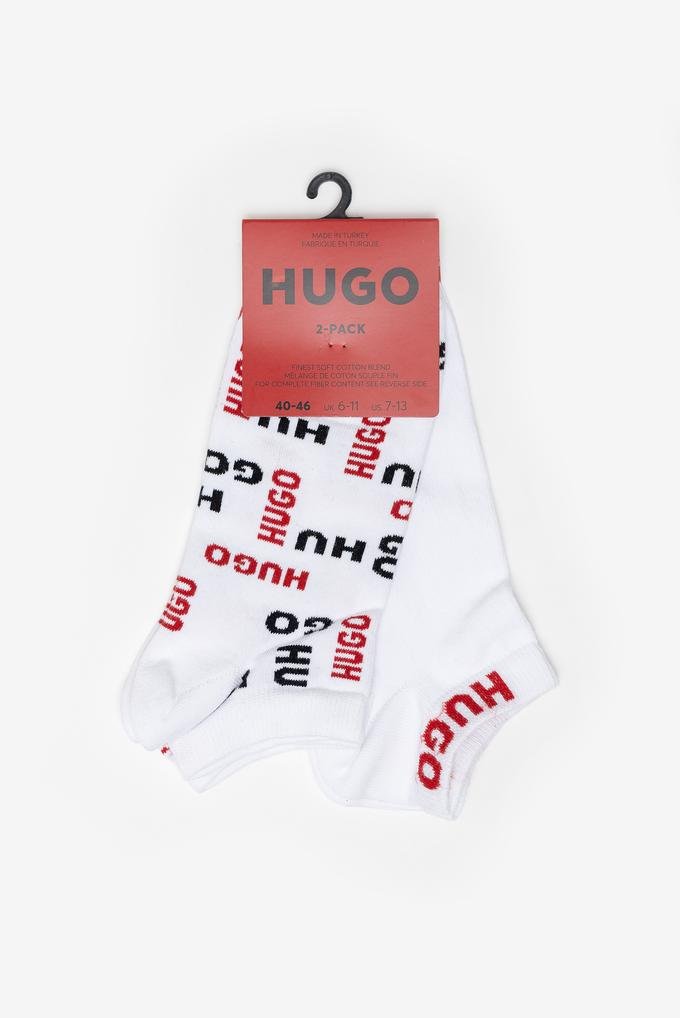  Hugo Logo Allover Erkek 2li Çorap