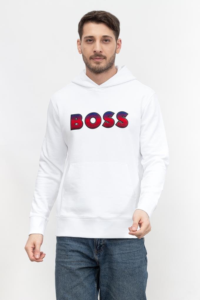  Boss Seeger Erkek Kapüşonlu Sweatshirt