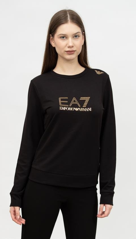  EA7 Kadın Bisiklet Yaka Sweatshirt