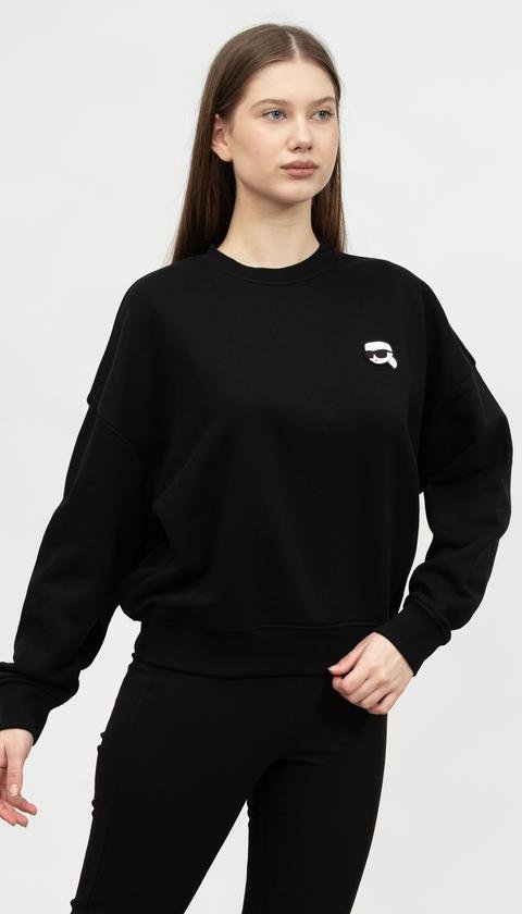  Karl Lagerfeld Ikonik Kadın Kapüşonlu Sweatshirt