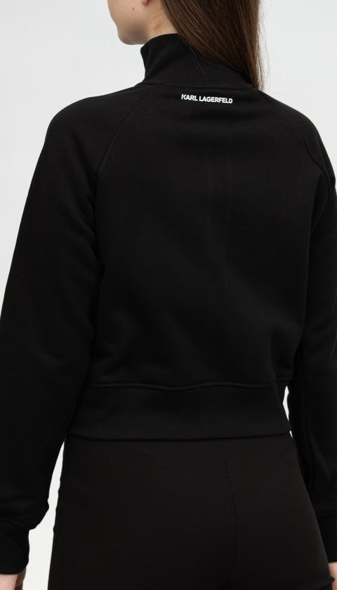  Karl Lagerfeld Ikonik Kadın Fermuarlı Sweatshirt