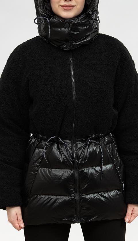  Karl Lagerfeld Shearling Kadın Mont