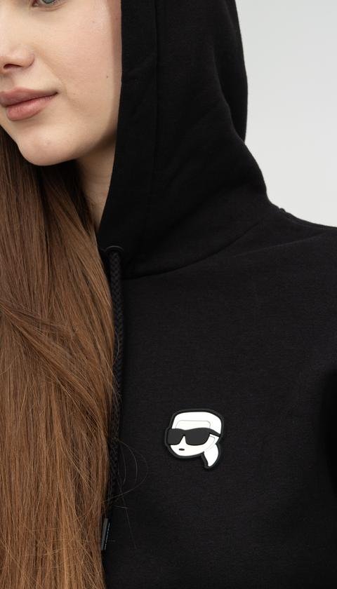  Karl Lagerfeld Ikonik Kadın Kapüşonlu Sweatshirt
