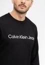  Calvin Klein Core Instit Logo Erkek Bisiklet Yaka Sweatshirt