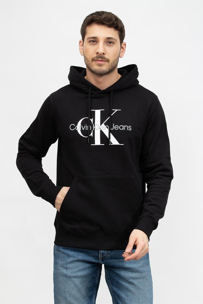  Calvin Klein Core Monologo Erkek Kapüşonlu Sweatshirt