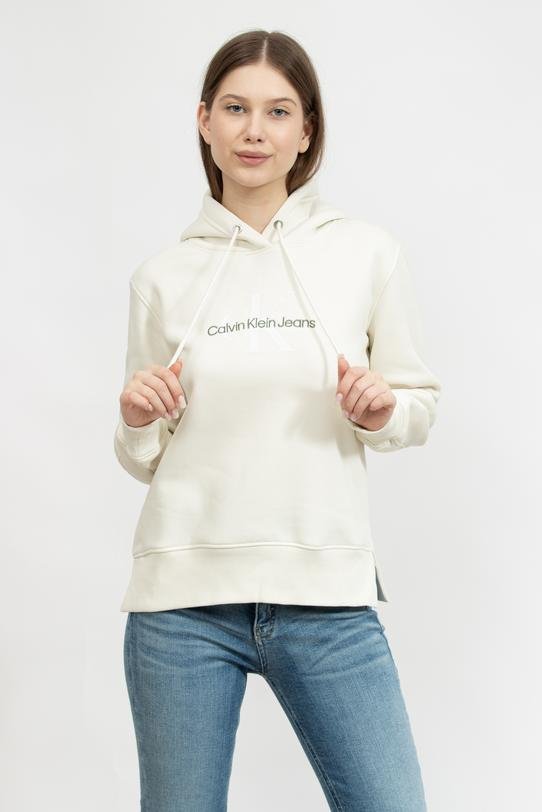  Calvin Klein Monologo Regular Kadın Kapüşonlu Sweatshirt