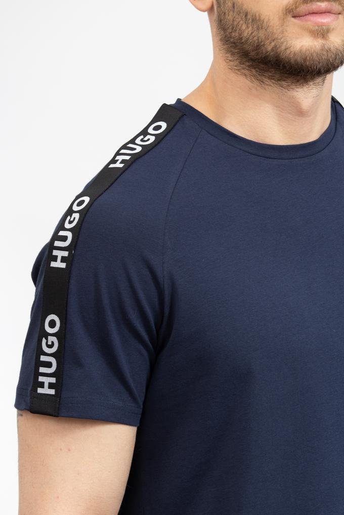  Hugo Sporty Erkek Tekli T-Shirt