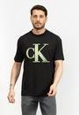  Calvin Klein Perforated Monologo Erkek Bisiklet Yaka T-Shirt
