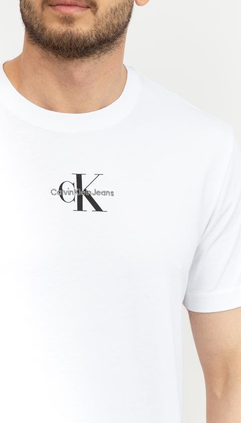  Calvin Klein Monologo Regular Erkek Bisiklet Yaka T-Shirt