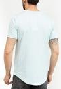  Calvin Klein Badge Turn Up Erkek Bisiklet Yaka T-Shirt